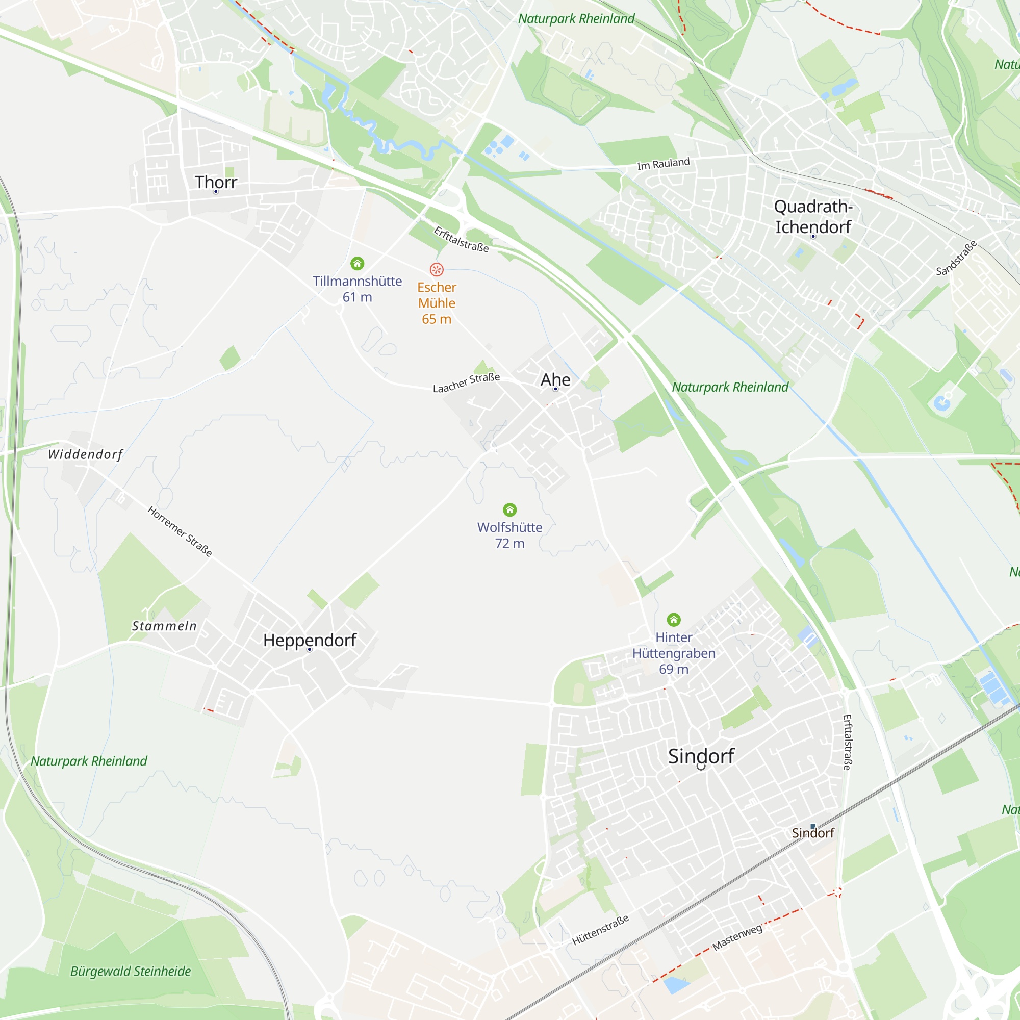 Wolfshütte map