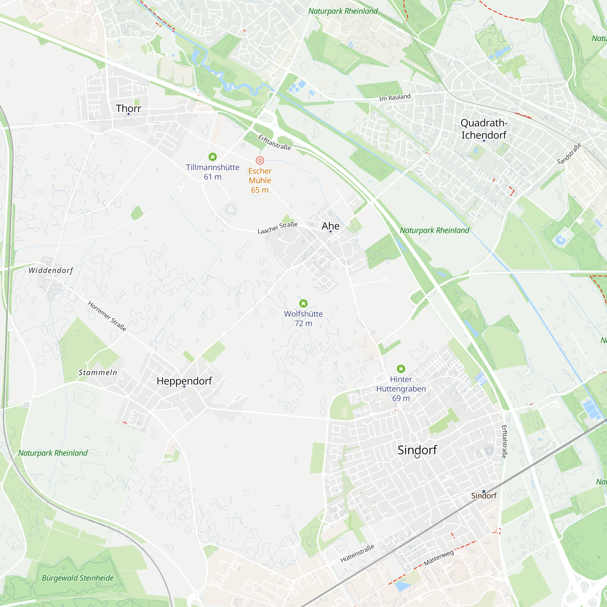 Wolfshütte map