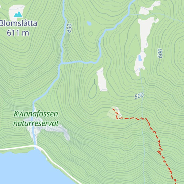Map of Vetlehaugen