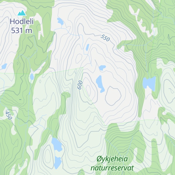 Map of Middagsknuten