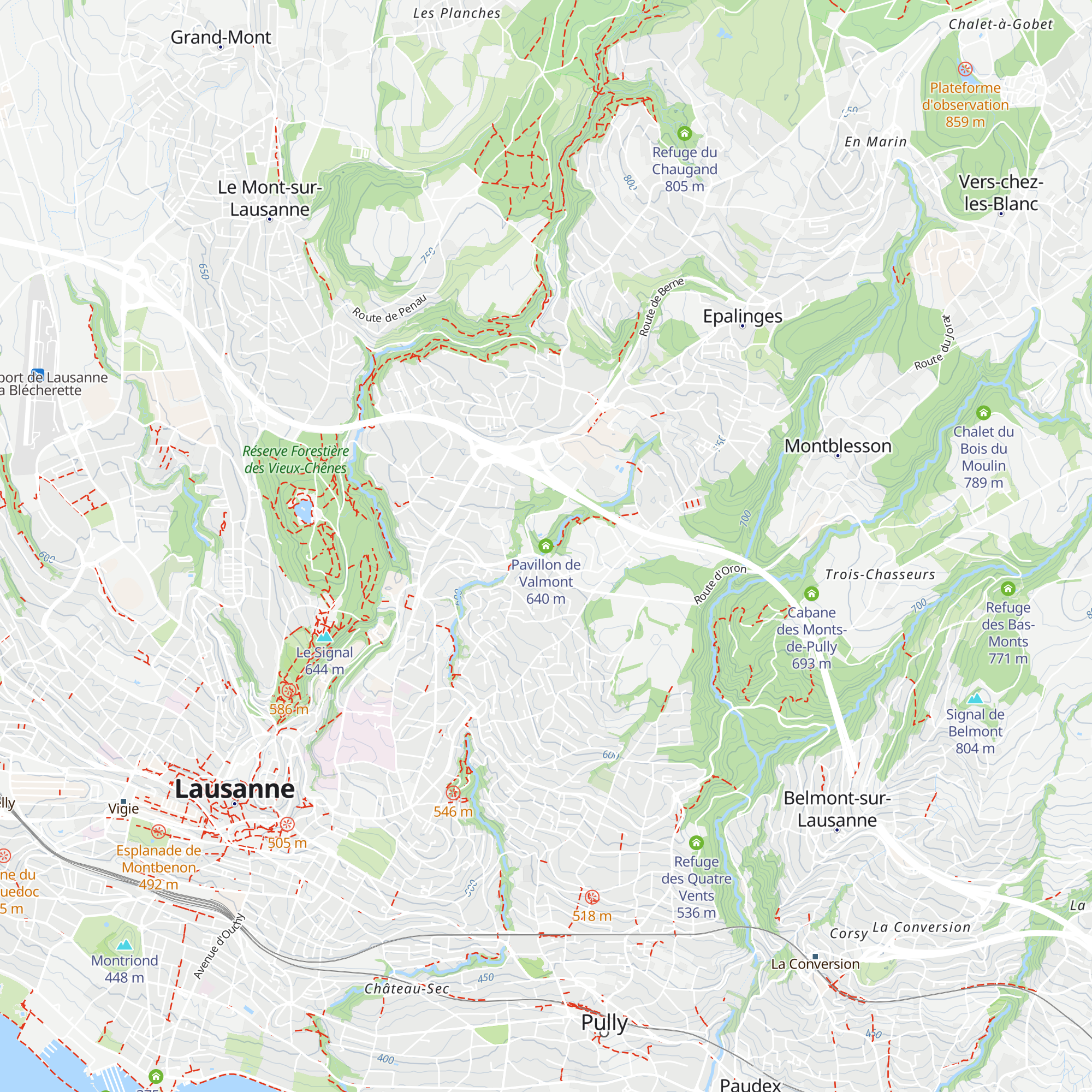 Pavillon de Valmont map