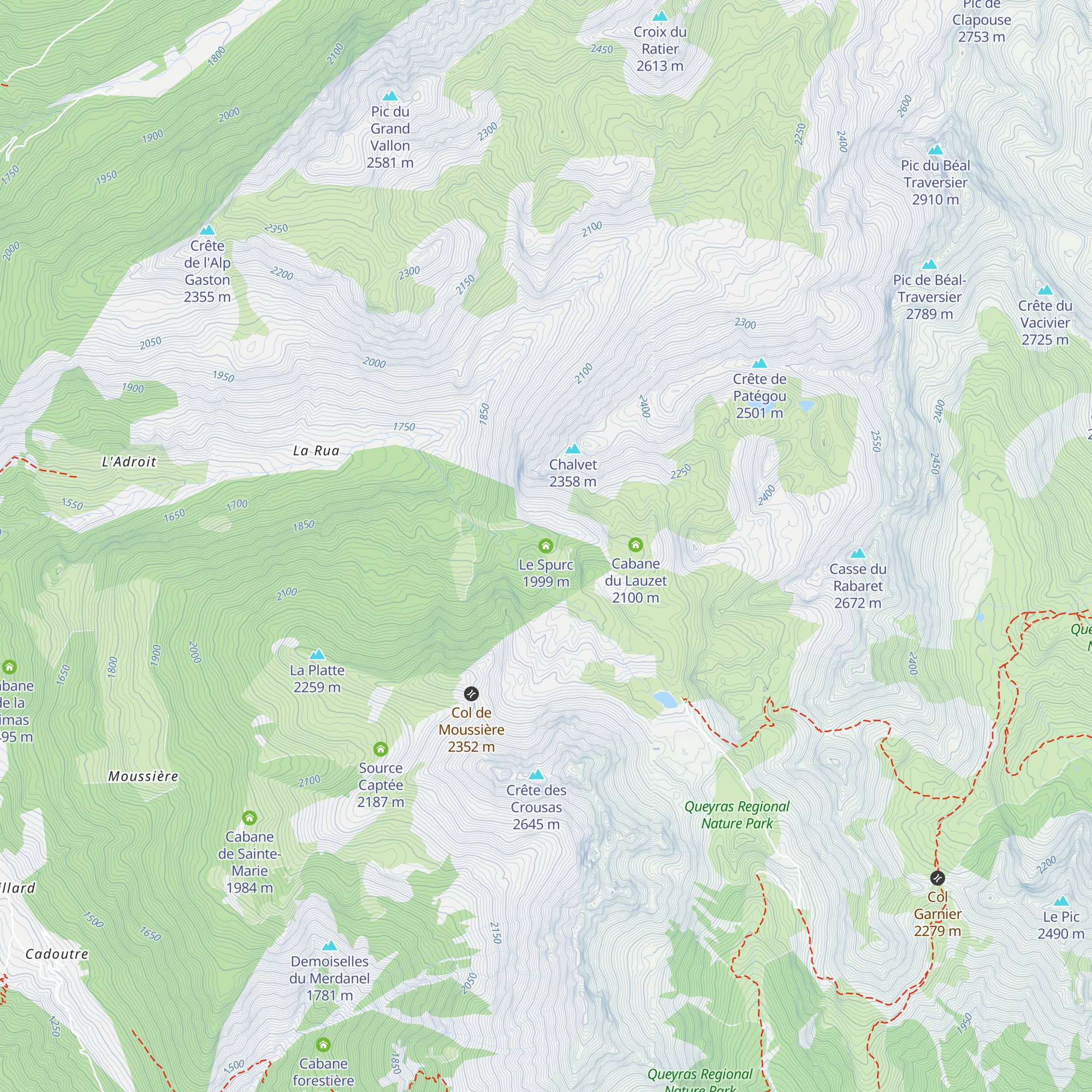 Le Spurc map