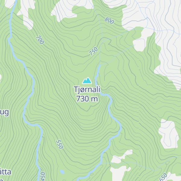Map of Storehaugen
