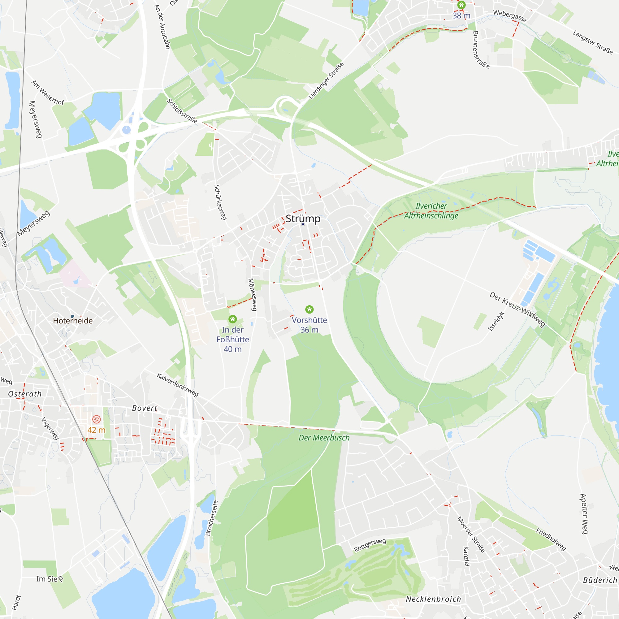 Vorshütte map
