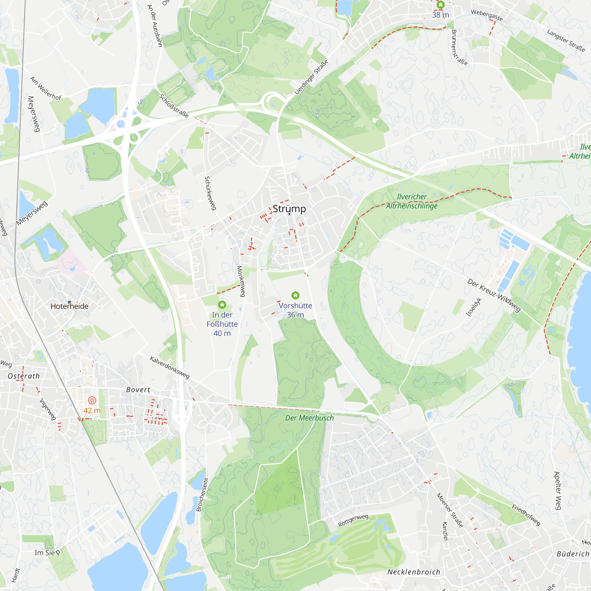 Vorshütte map