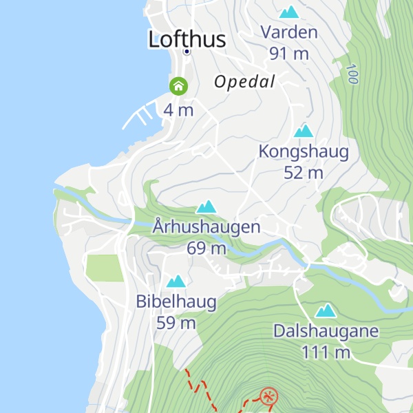 Map of Århushaugen