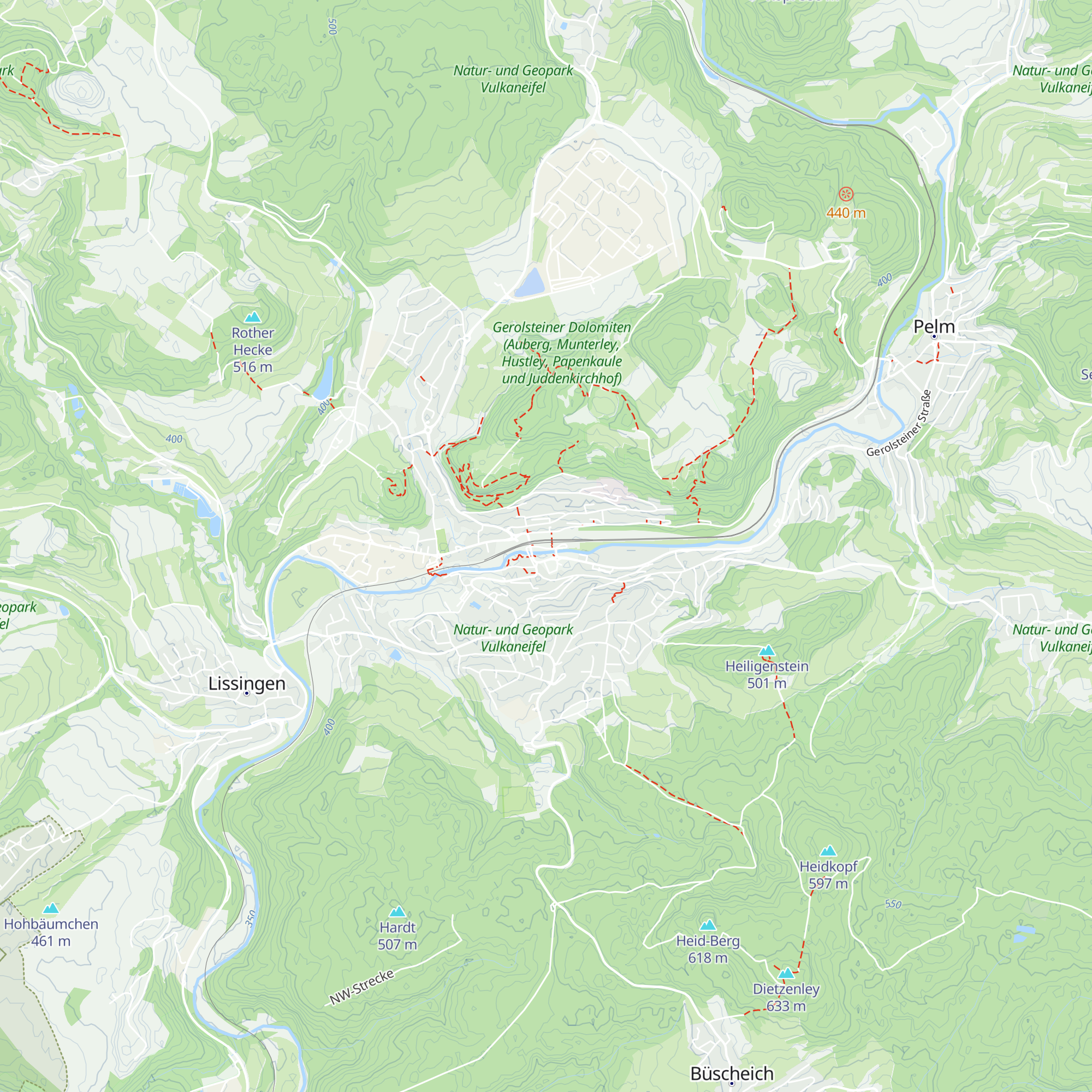 Tourist-Information Gerolstein map