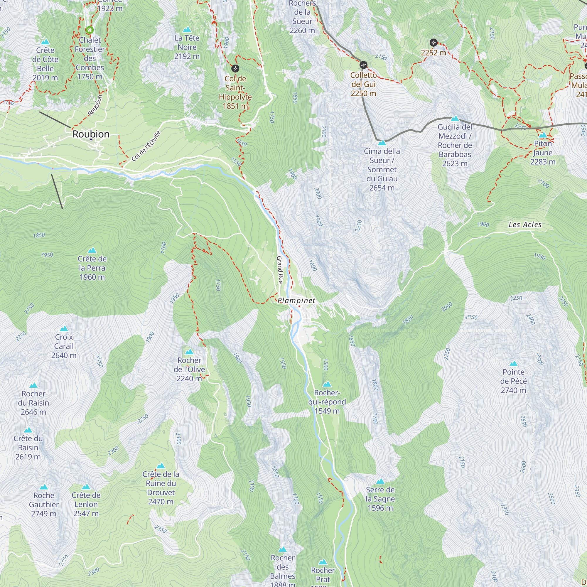 Auberge de la Cleida map