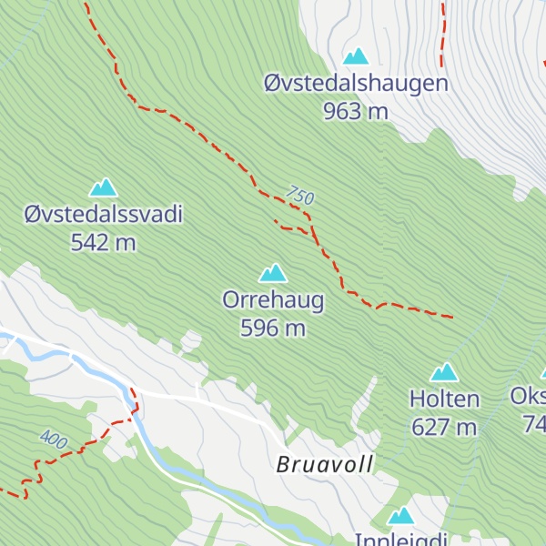 Map of Orrehaug