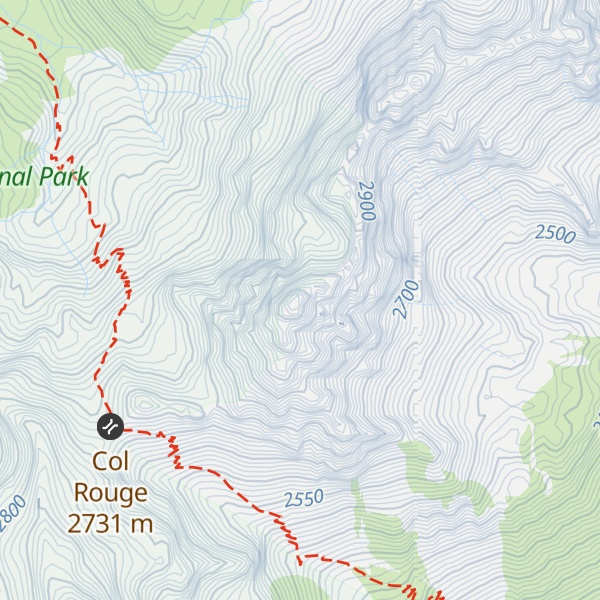 Map of Aiguille des Corneillets