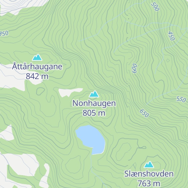 Map of Nonhaugen