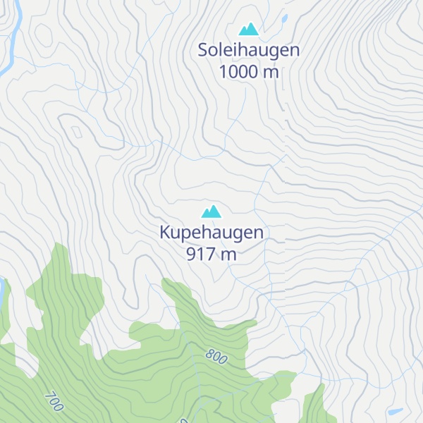Map of Kupehaugen