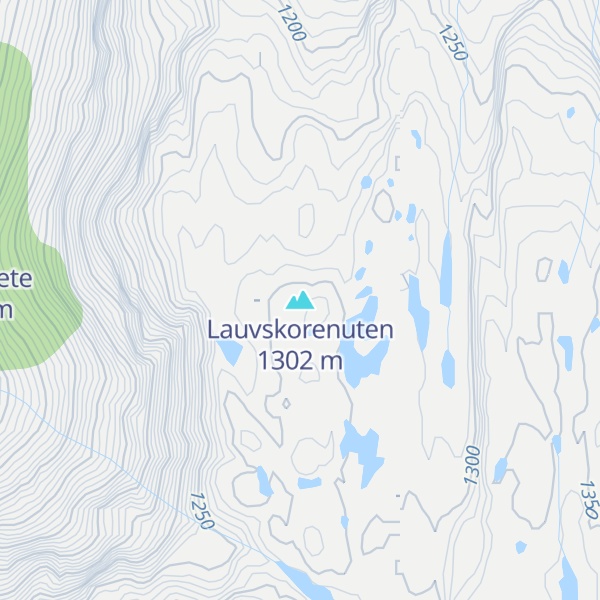 Map of Lauvskorenuten