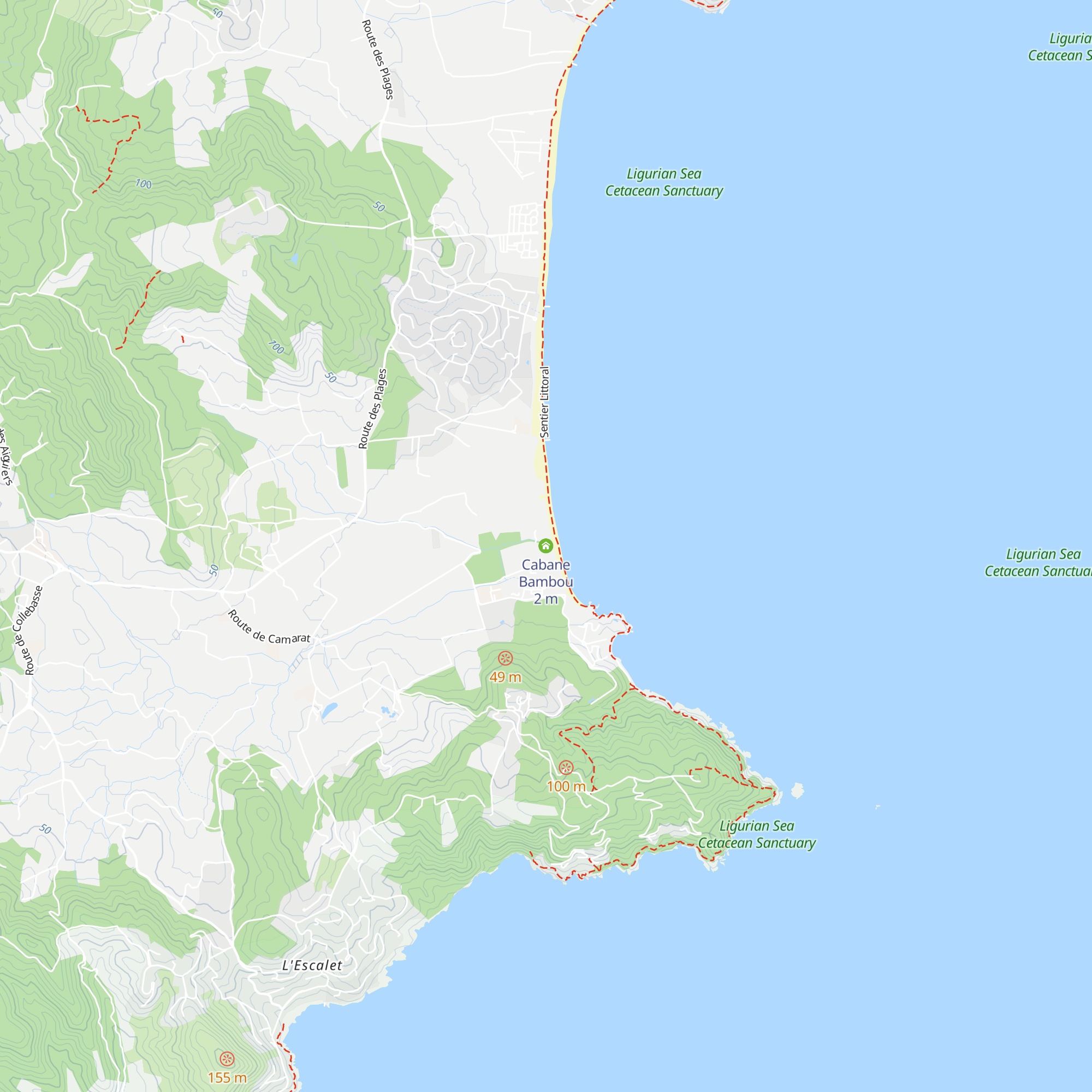Cabane Bambou map