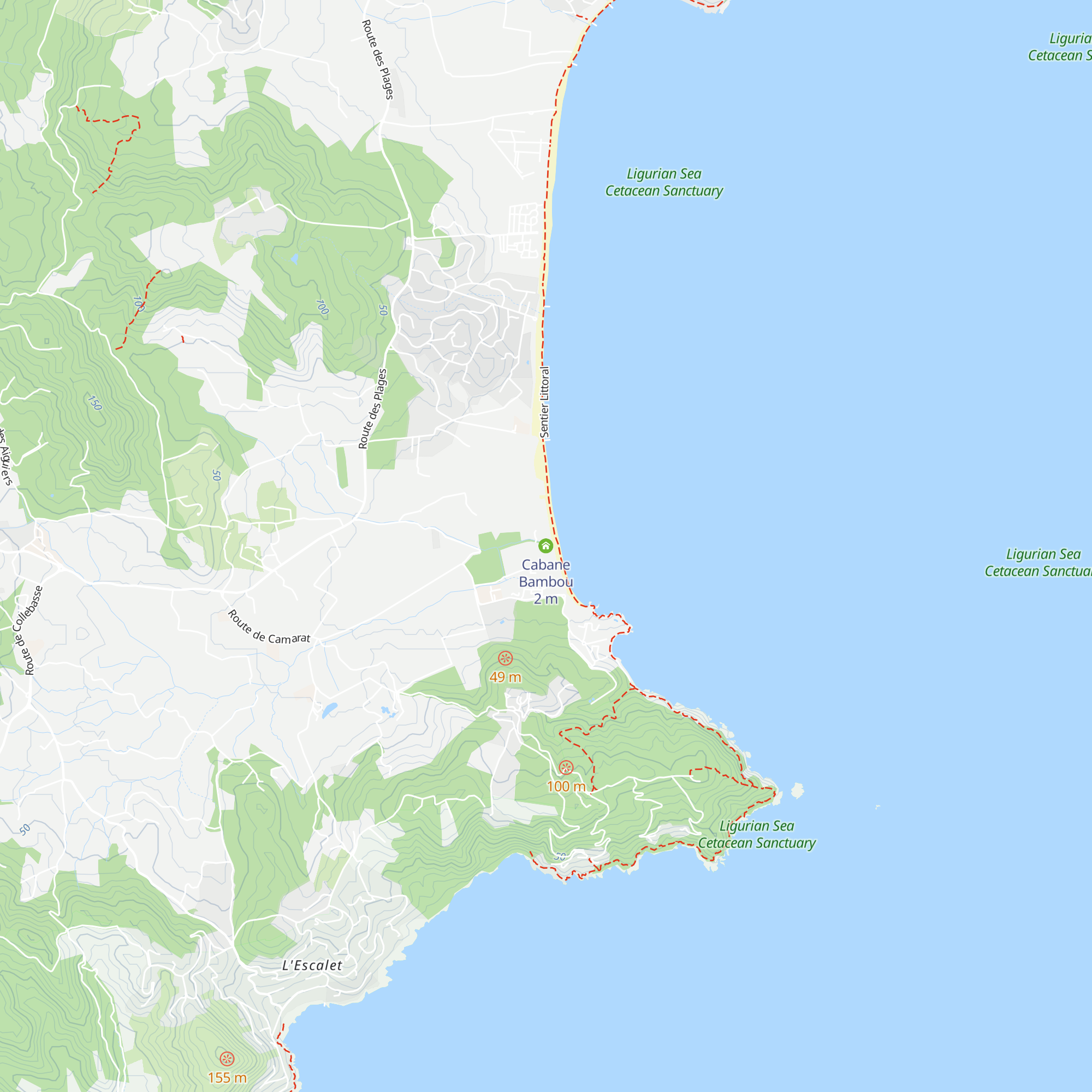 Cabane Bambou map