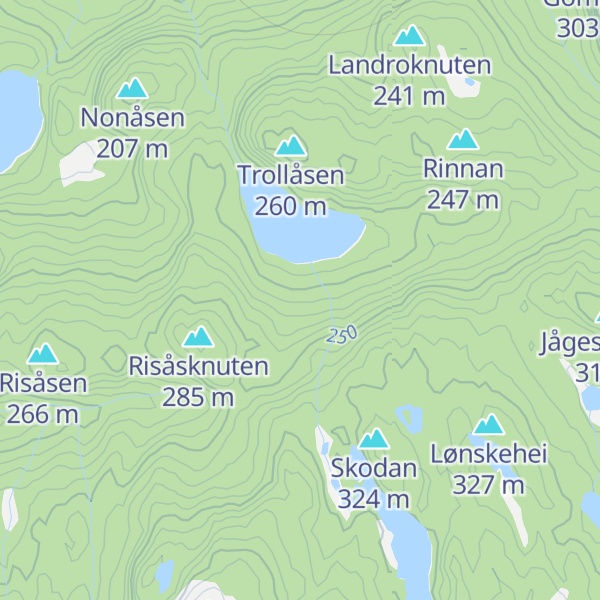 Map of Lønskelia