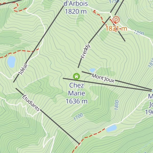 Map of Chez Marie