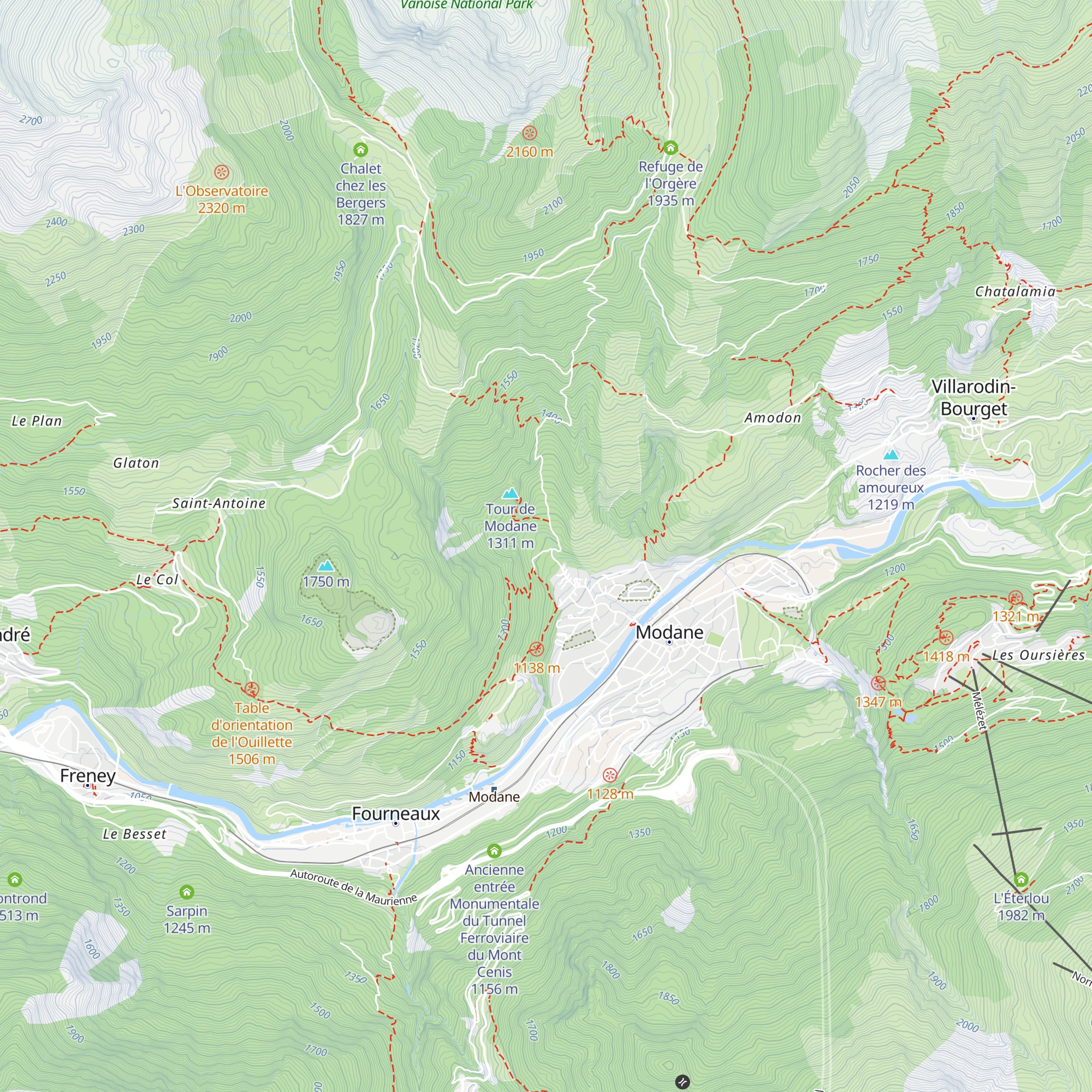 Club de tir de Modane map