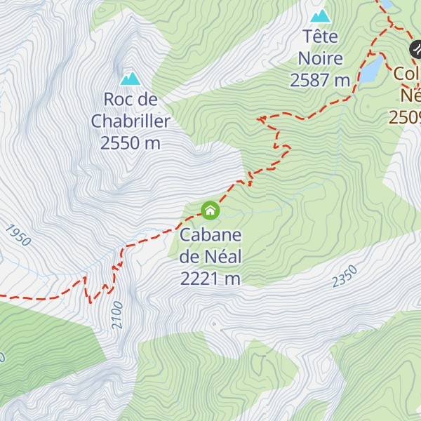 Map of Cabane de Néal
