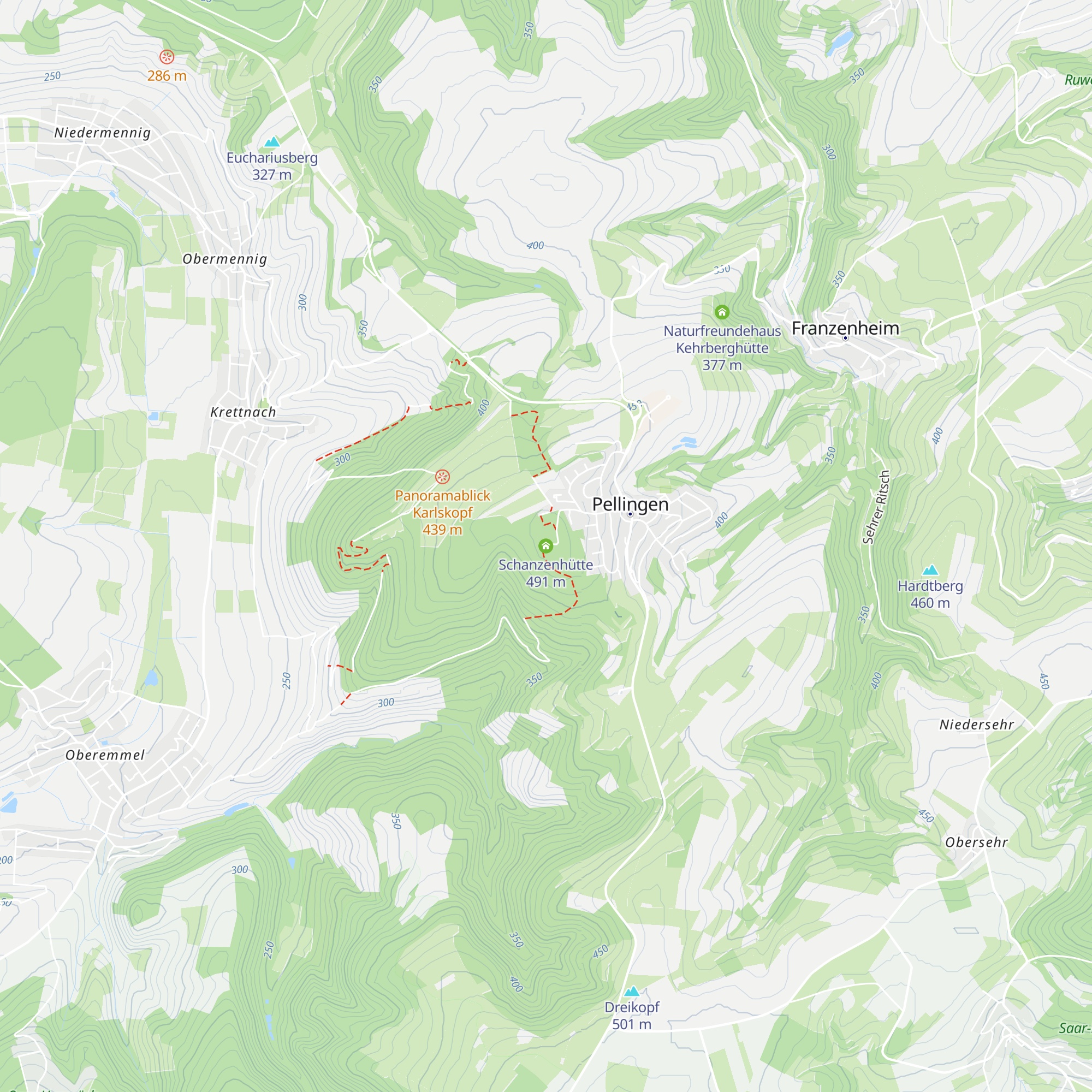 Schanzenhütte map