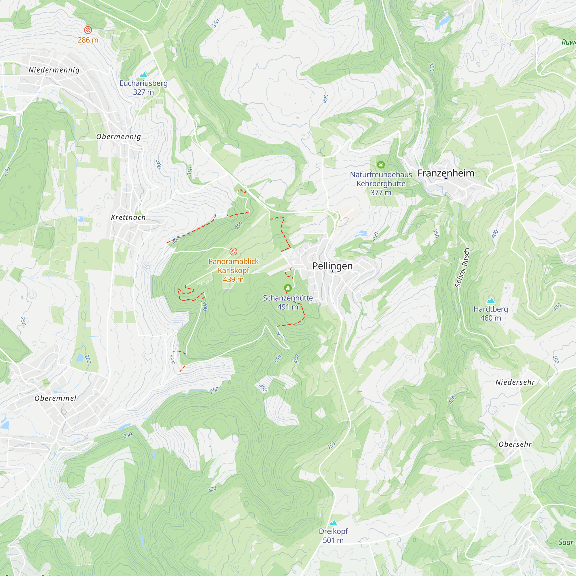 Schanzenhütte map