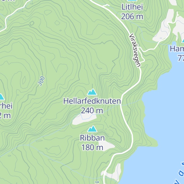 Map of Hellarfedknuten