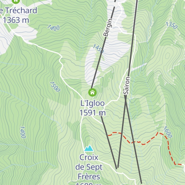 Map of L'Igloo