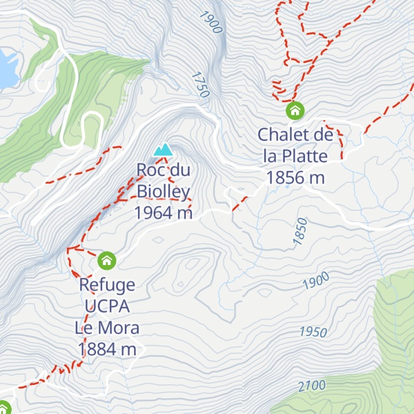 Map of Gîte d'alpage de Plan Mya