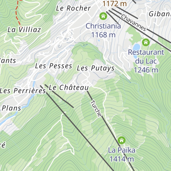Map of La Grande Lanière