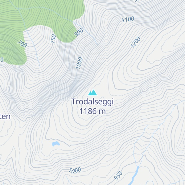 Map of Trodalseggi