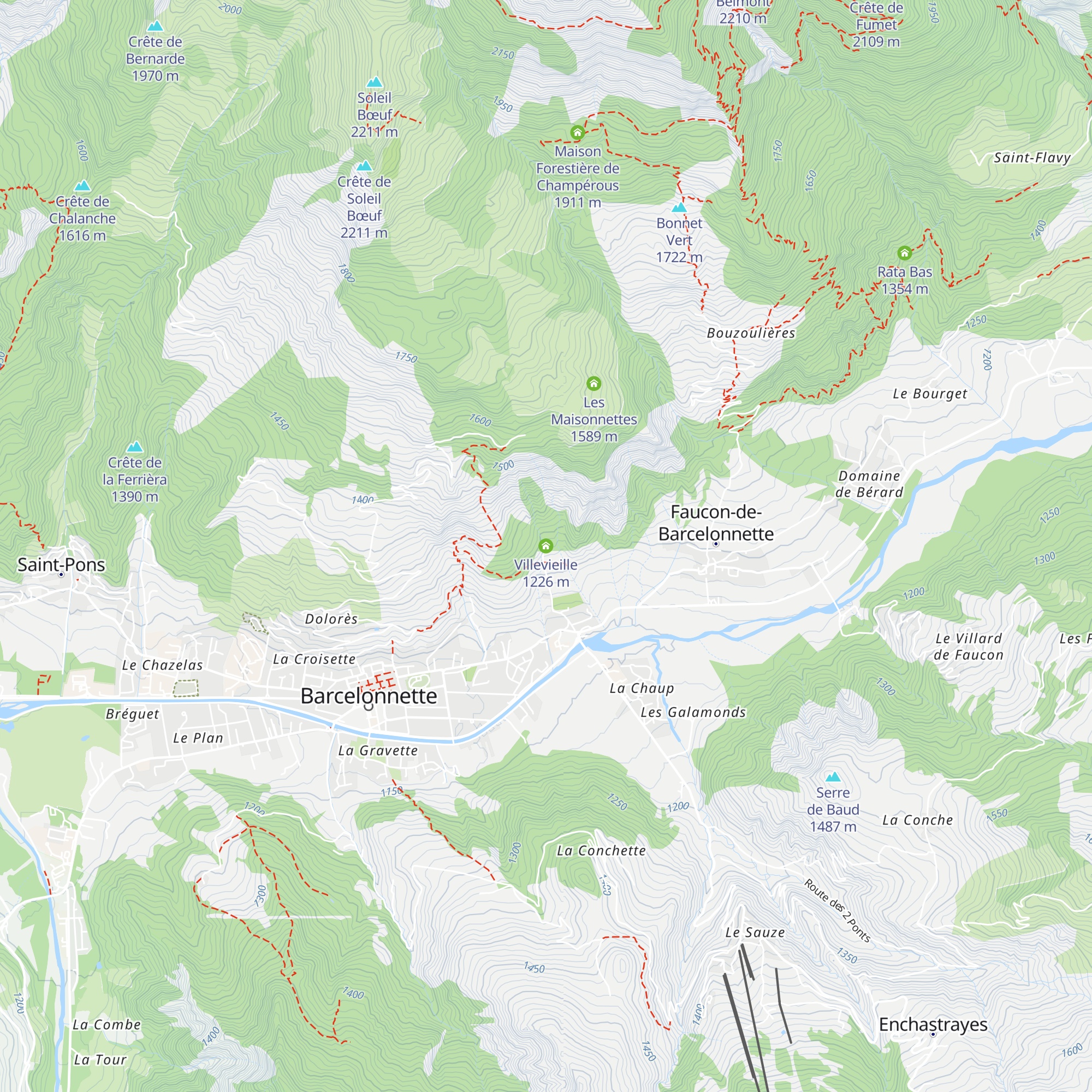 Villevieille map