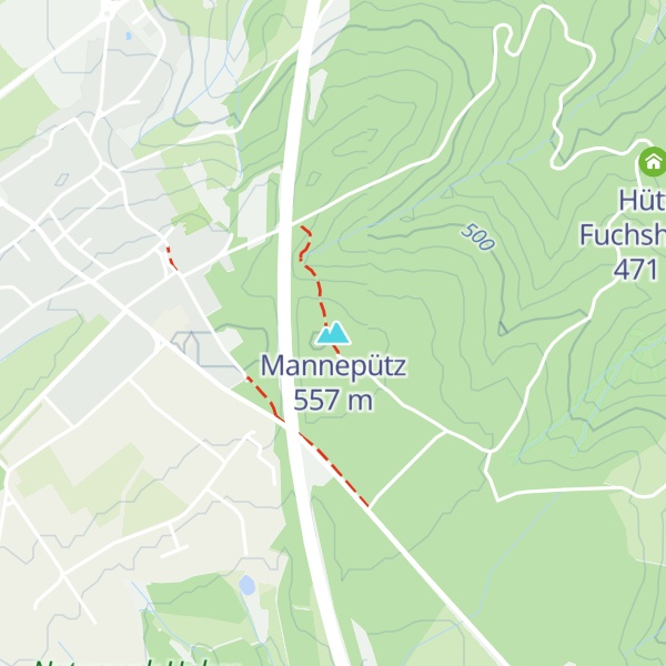 Map of Mannepütz