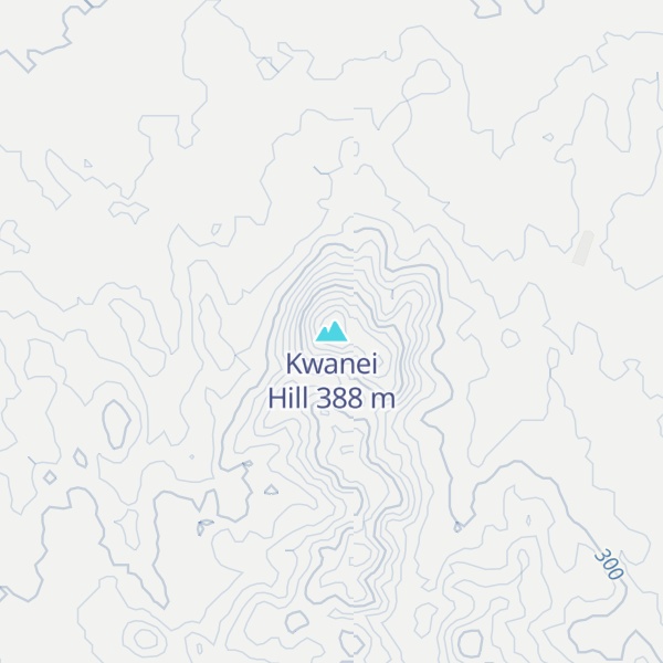 Map of Kwanei Hill