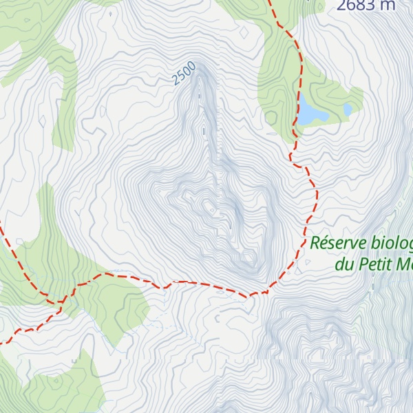 Map of Aiguille du Rateau