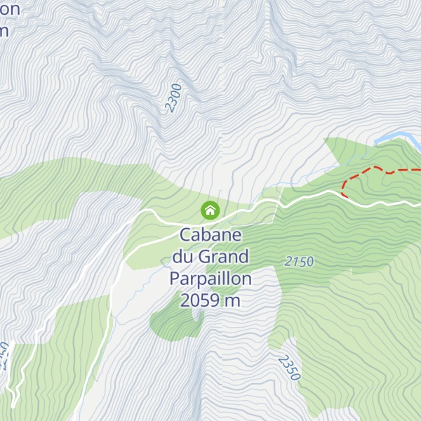 Map of Cabane du Grand Parpaillon
