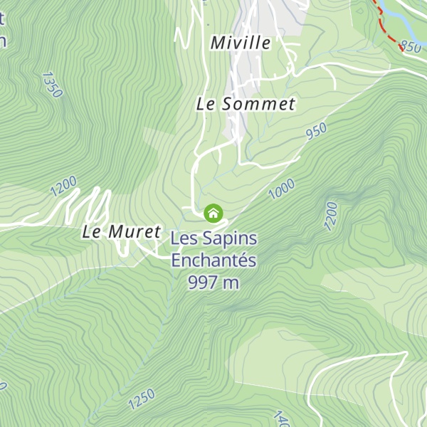 Map of Les Sapins Enchantés