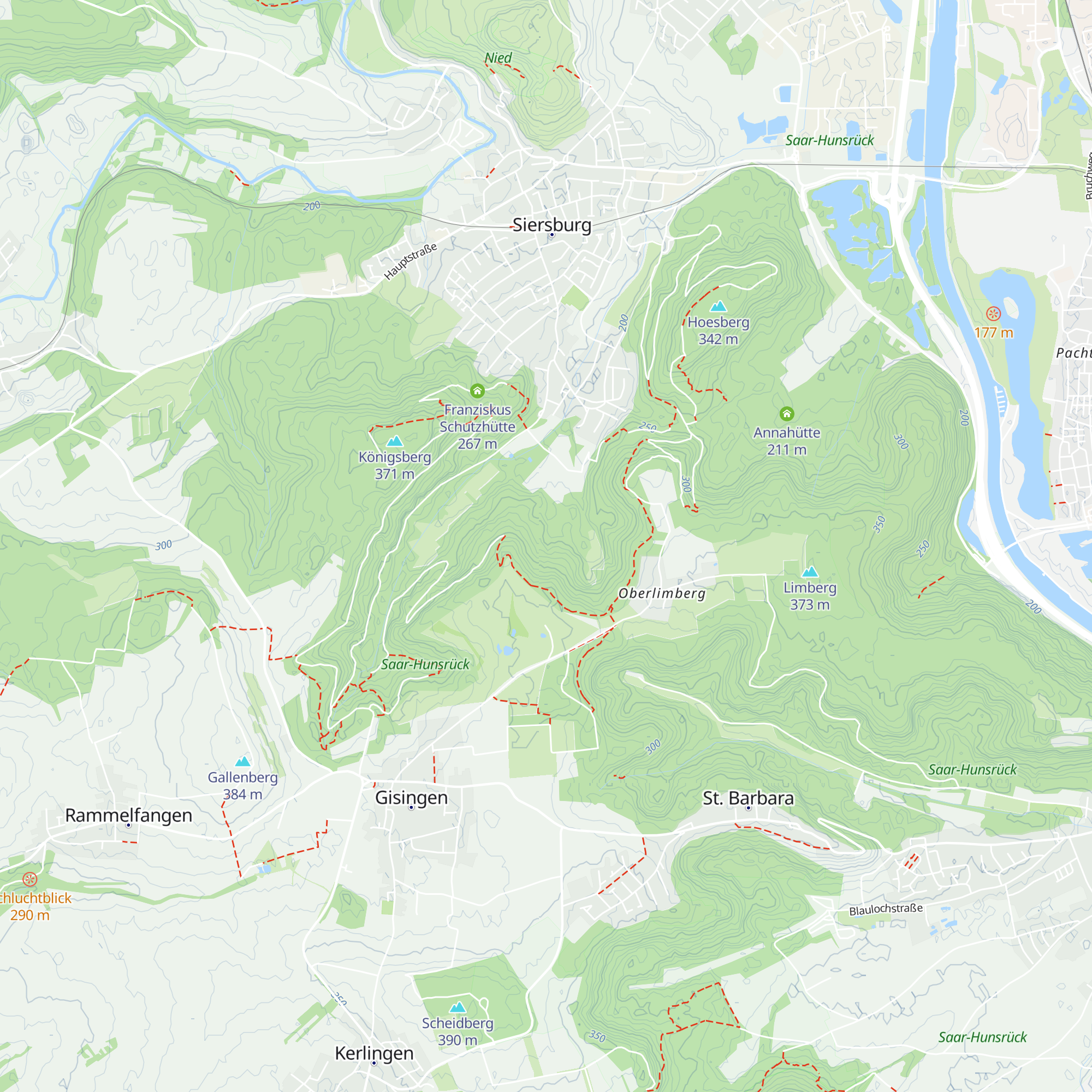 SWV Hütte map