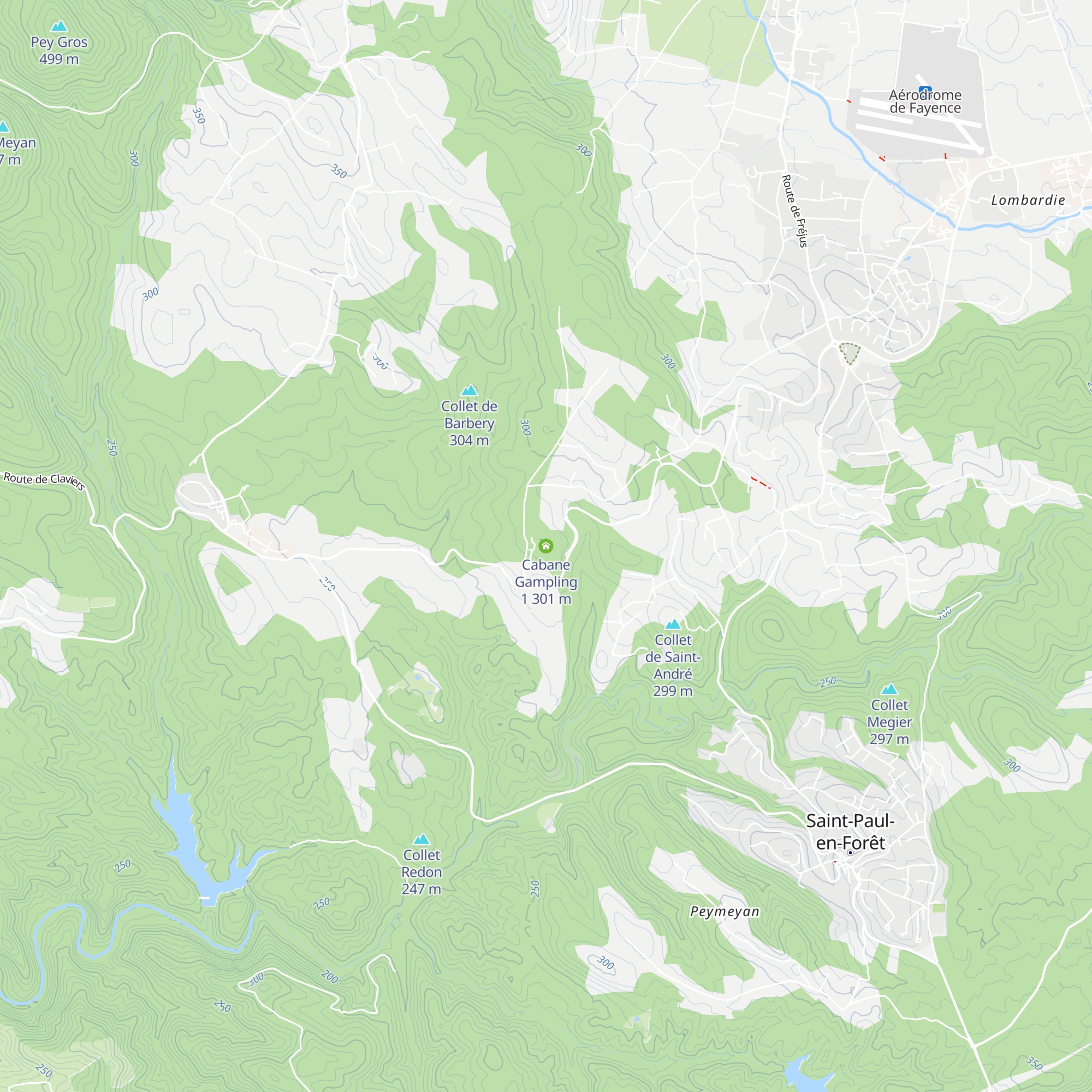 Cabane Gampling 1 map