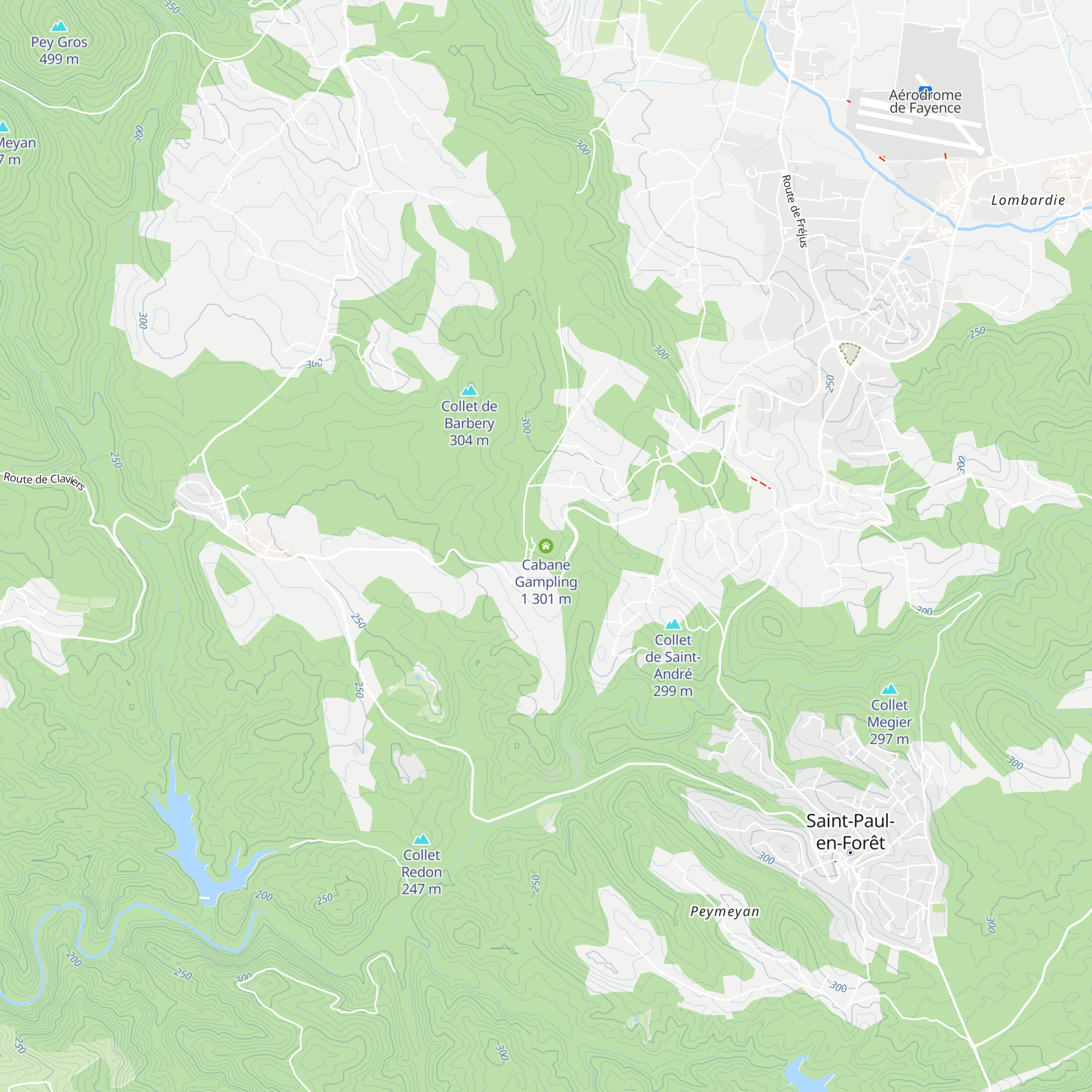 Cabane Gampling 1 map