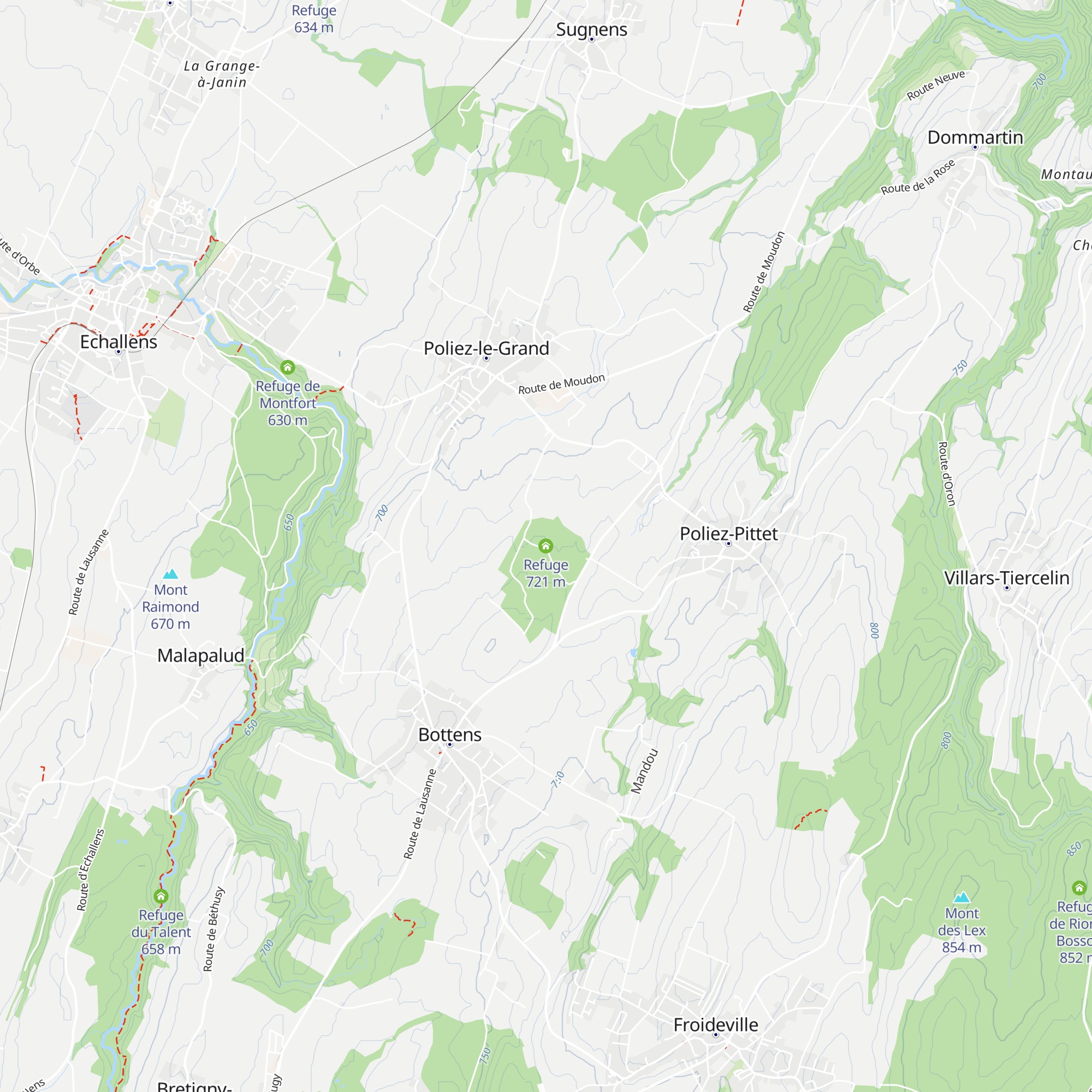 Refuge map