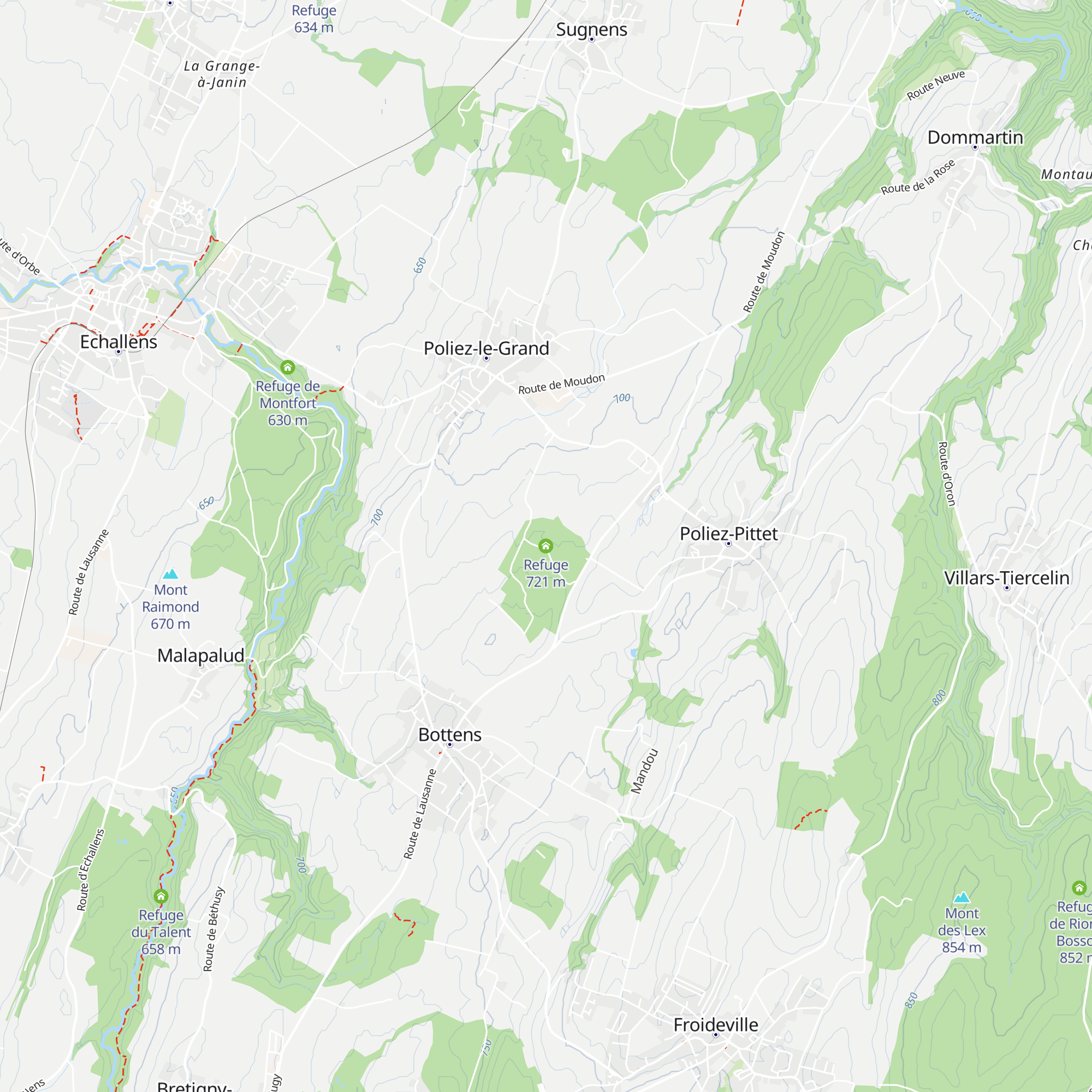 Refuge map