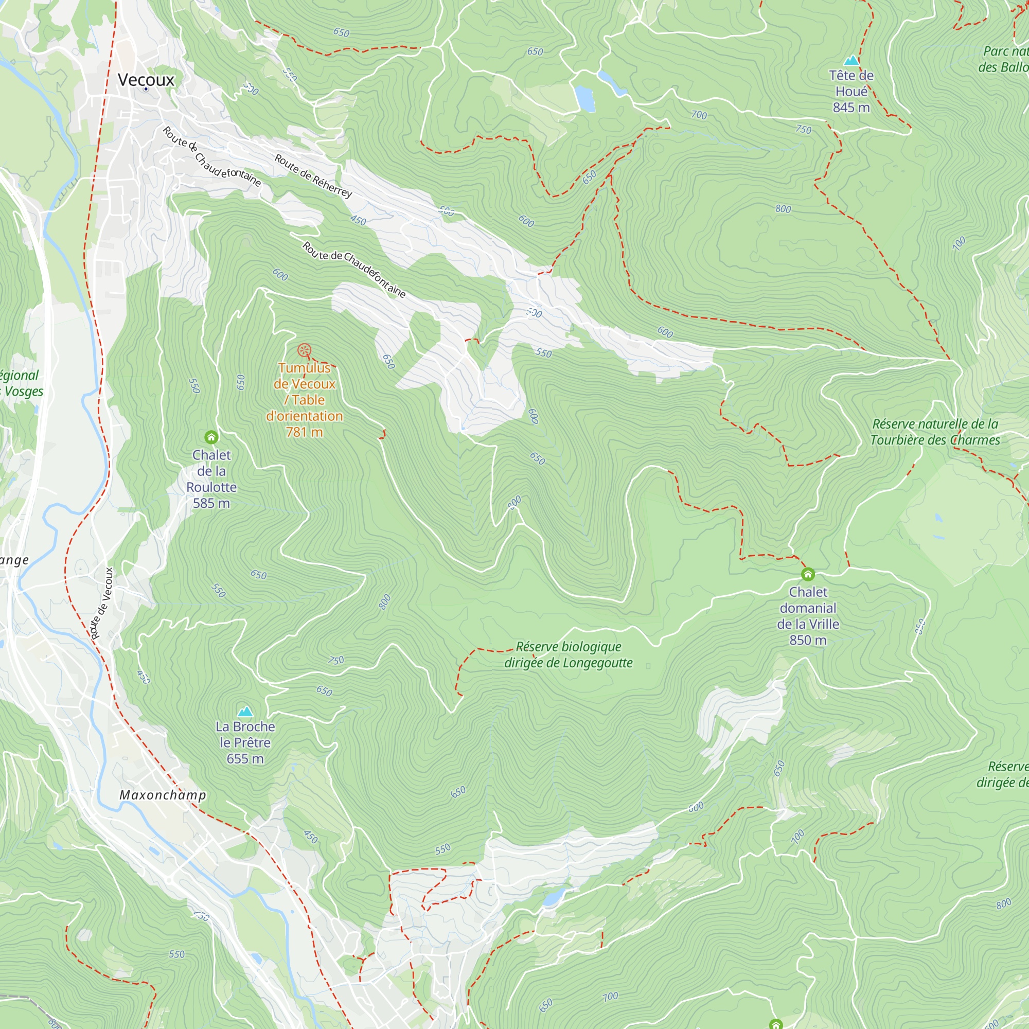 Chalet de l'Avuxon map
