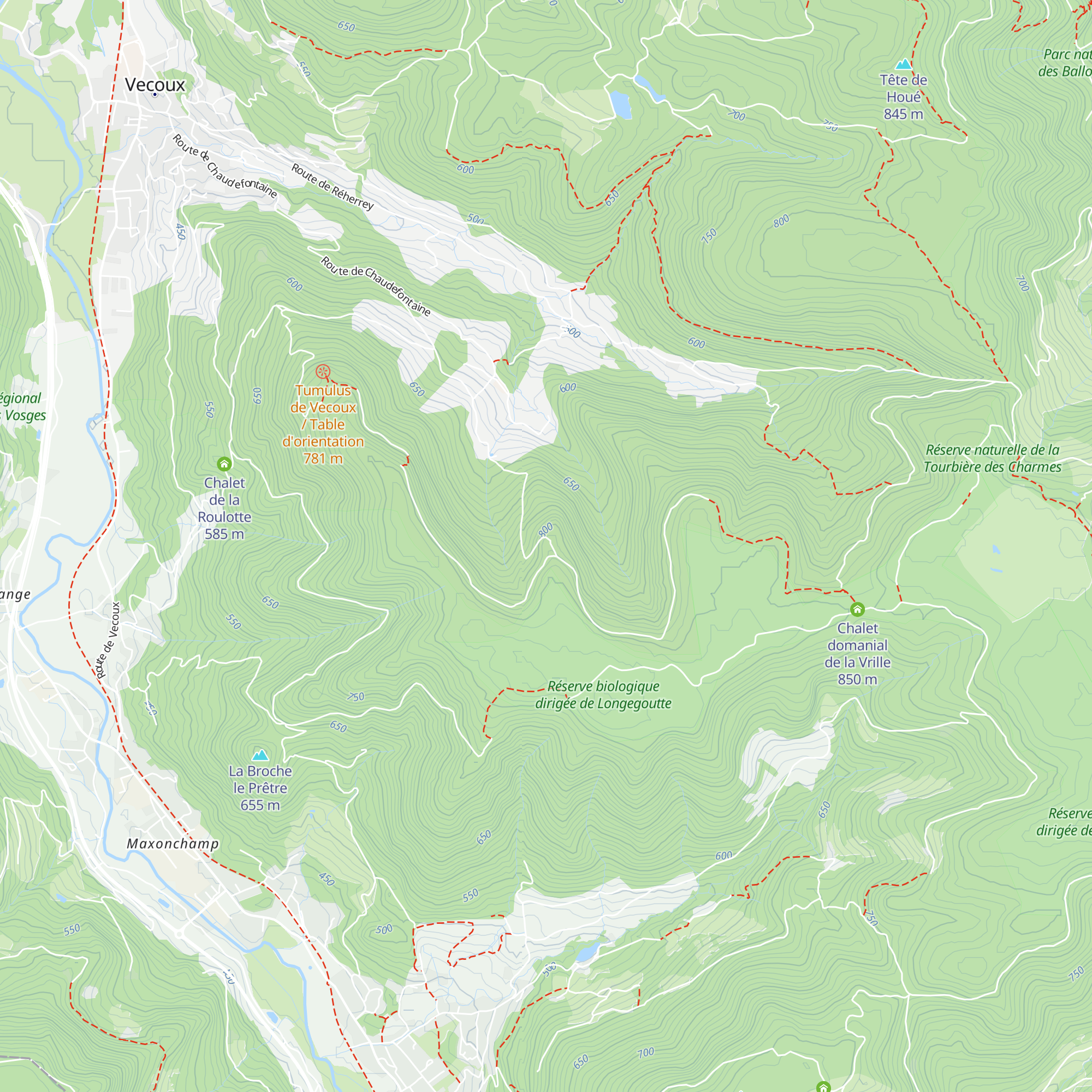 Chalet de l'Avuxon map
