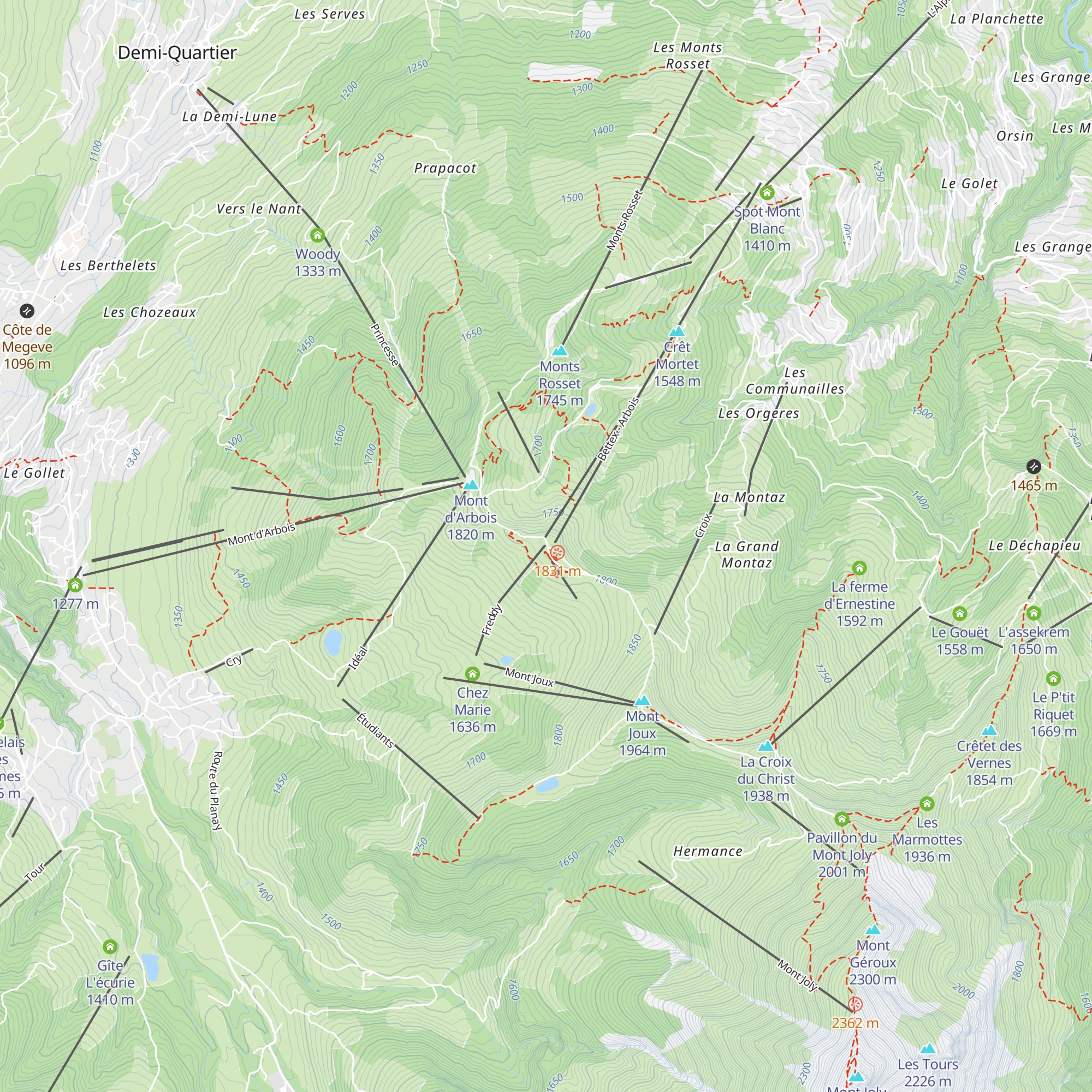 Poste de Secours map