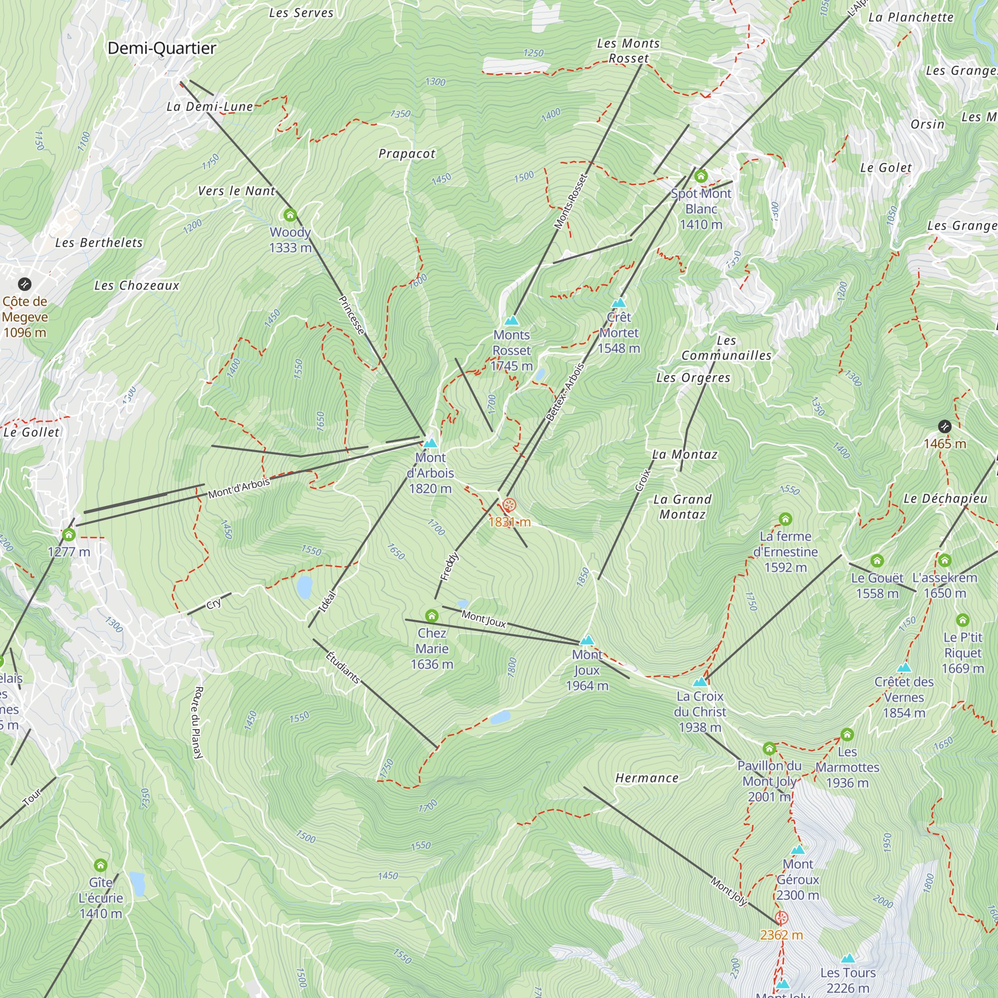 Poste de Secours map