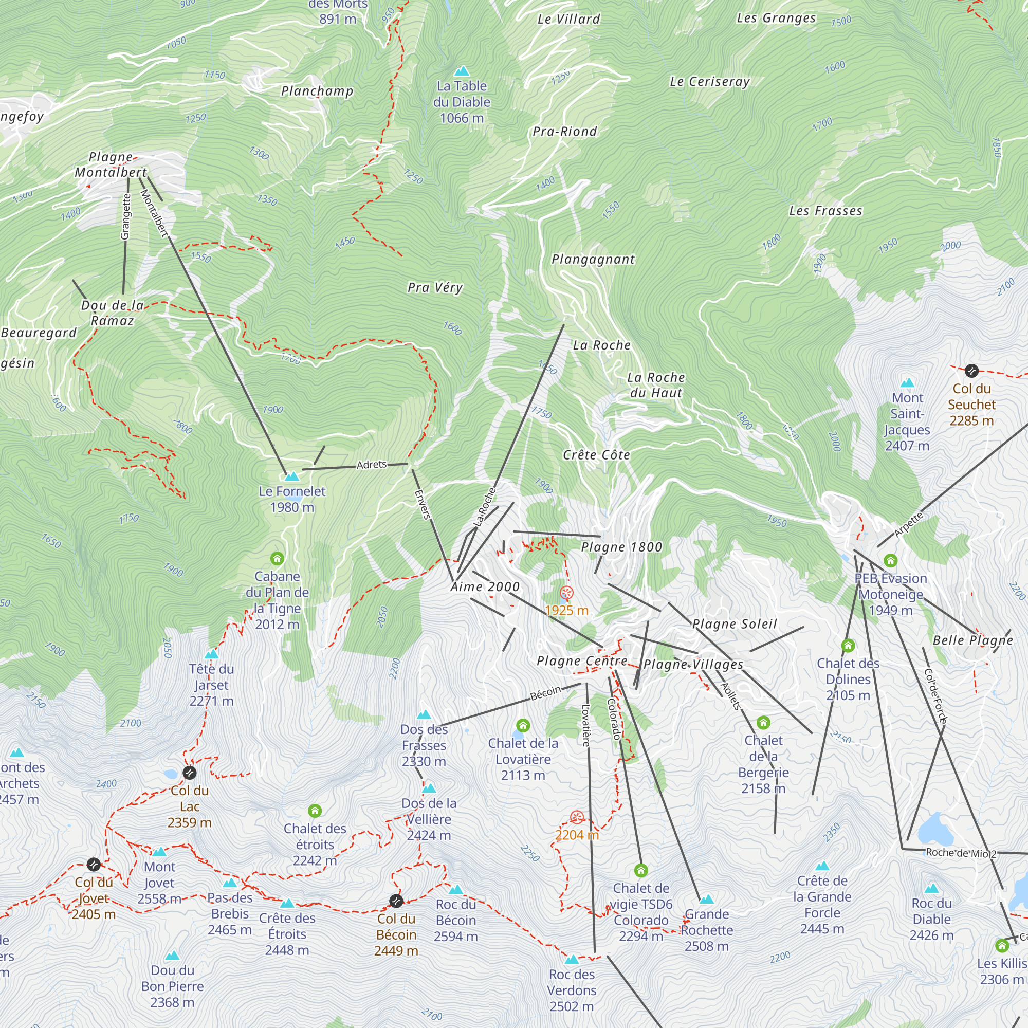 Au Bon Vieux Temps map