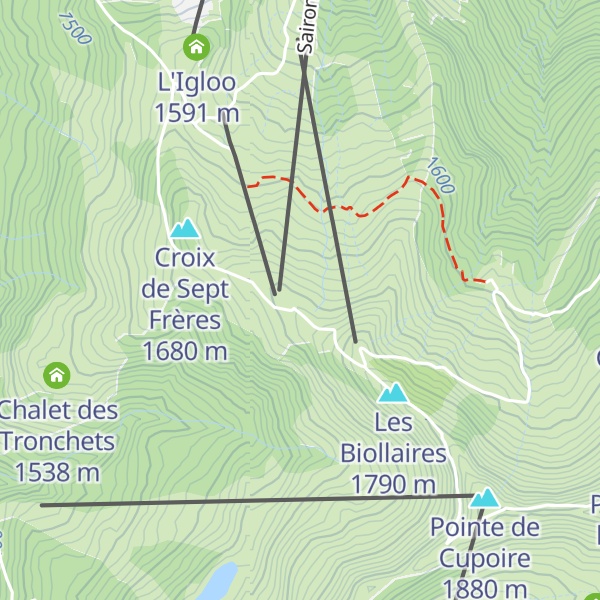 Map of Le chalet d'Clair