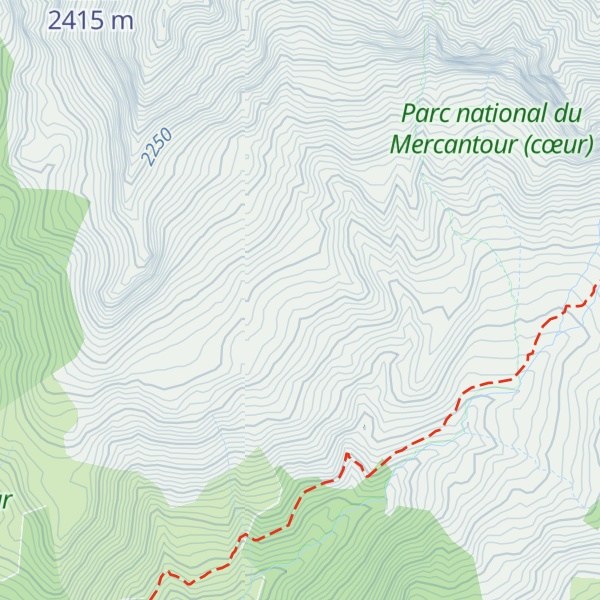 Map of Cabane de Chabrimand