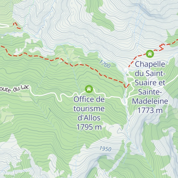Map of Office de tourisme d'Allos