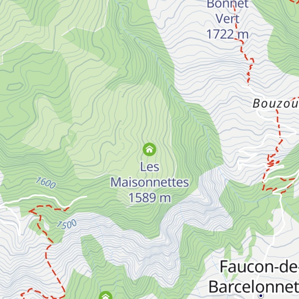 Map of Les Maisonnettes